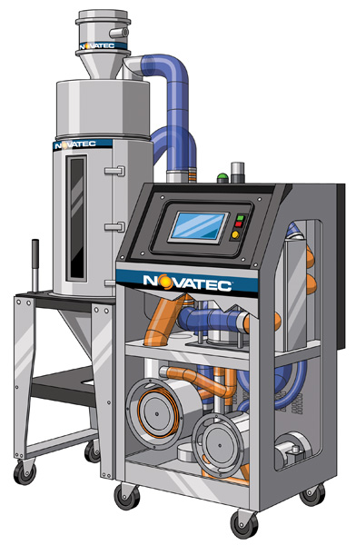 Novatec Dryer and Hopper