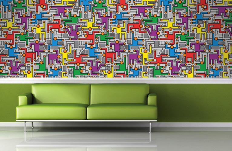 People Circuit Board Wallpaper